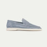Baby Blue Men's Classic Suede Loafer Baby Blue — Lino Conti