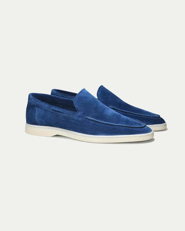 Berry Blue Men's Classic Suede Loafer Berry Blue — Lino Conti