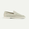 Cream Men's Classic Suede Loafer Cream — Lino Conti