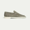 Olive Green Men's Classic Suede Loafer Olive Green — Lino Conti